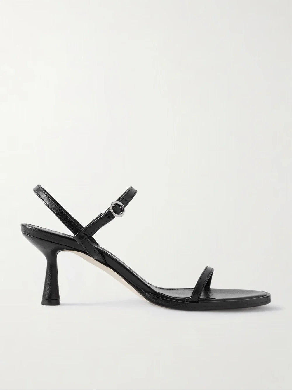 Aeyde 39 Mikita Black Nappa Leather Sandals